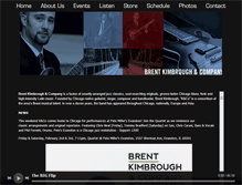 Tablet Screenshot of brentkimbrough.com